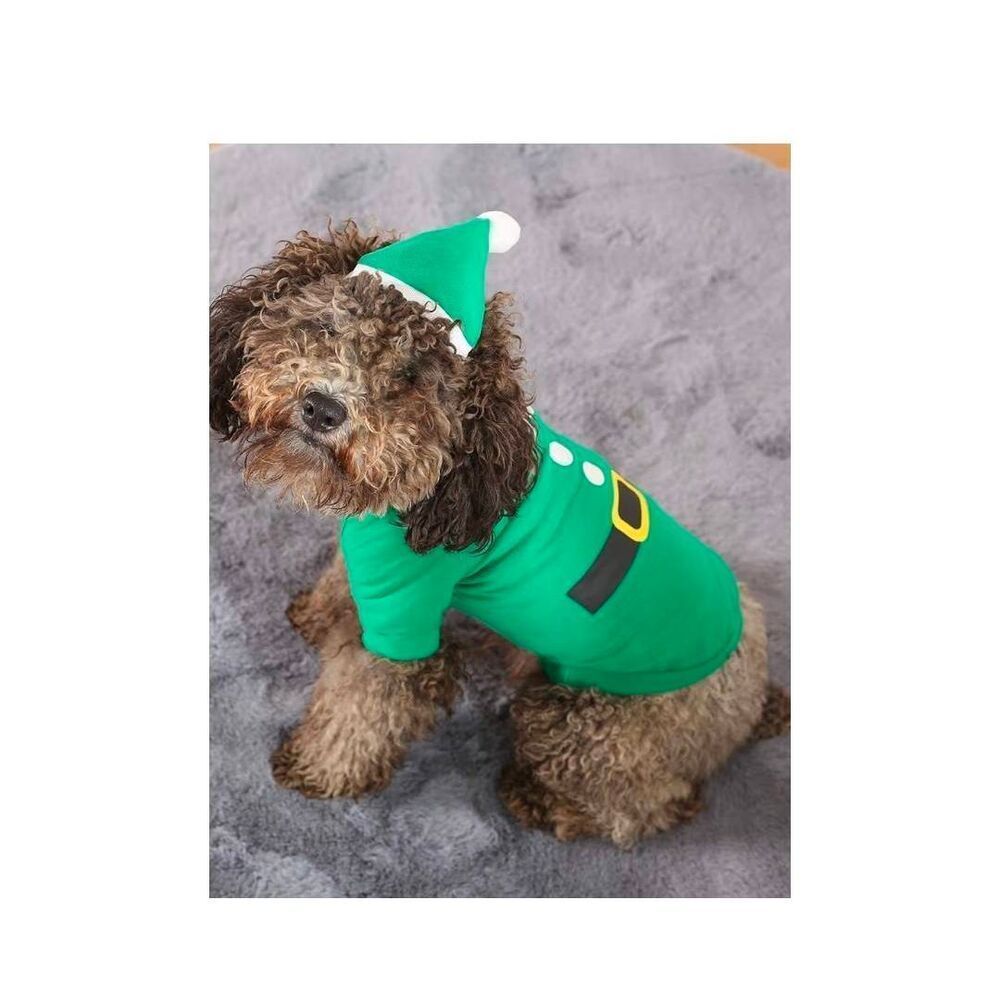 Pet Santa's Little Helper Costume - Picture 3 of 4